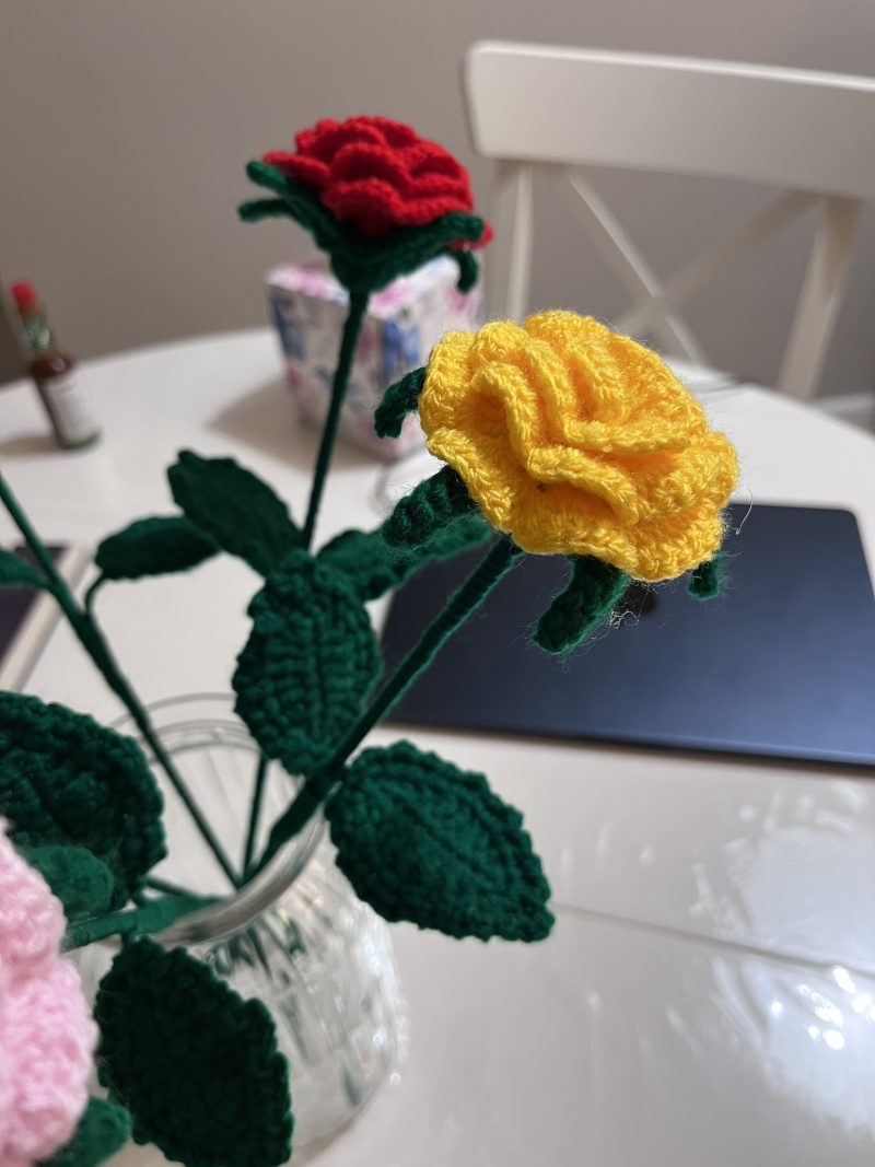 Handmade Crochet Roses