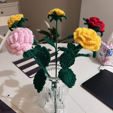 Handmade Crochet Roses