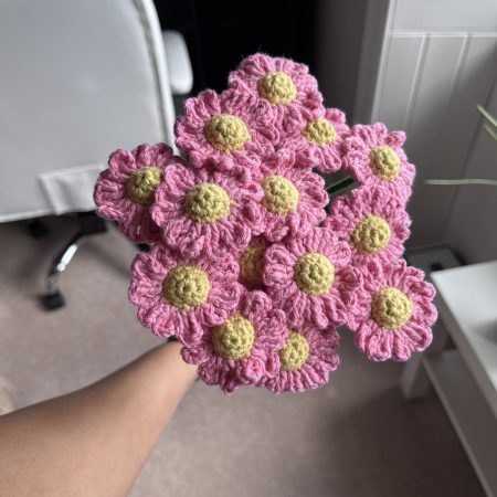 Handmade Crochet Daisy Flower