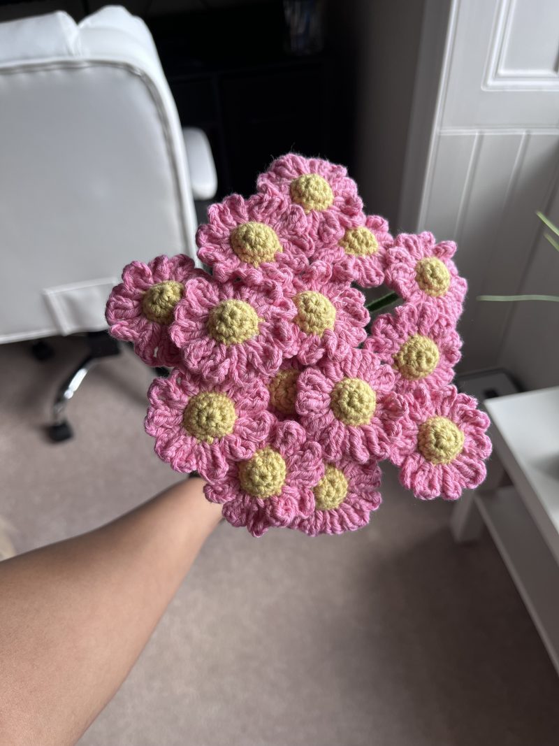 Handmade Crochet Daisy Flower