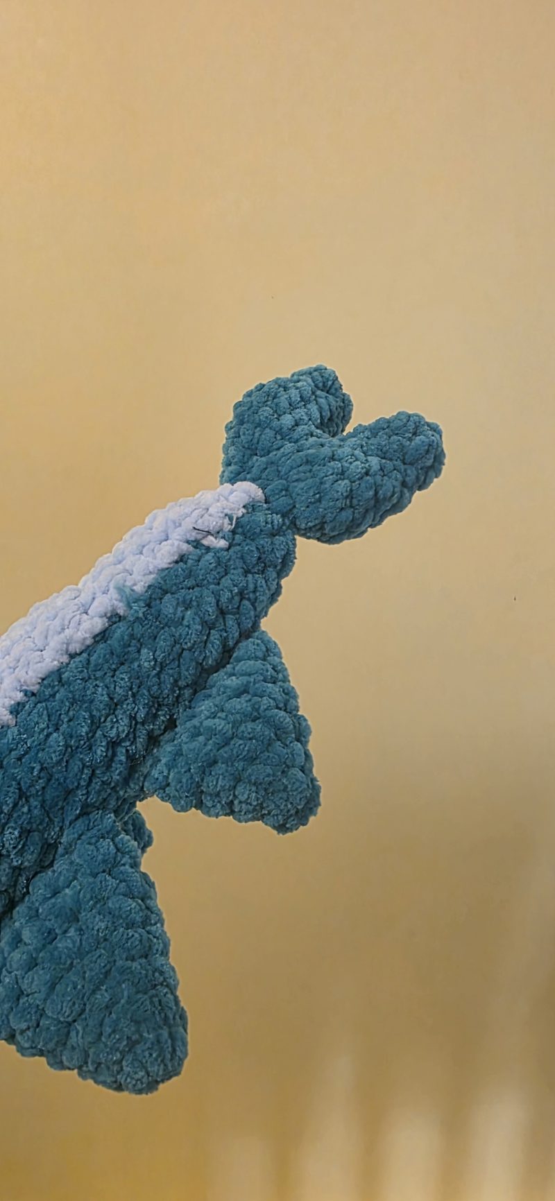 Handmade Crocheted Whale Shark Soft Toy, 18 Inches Long