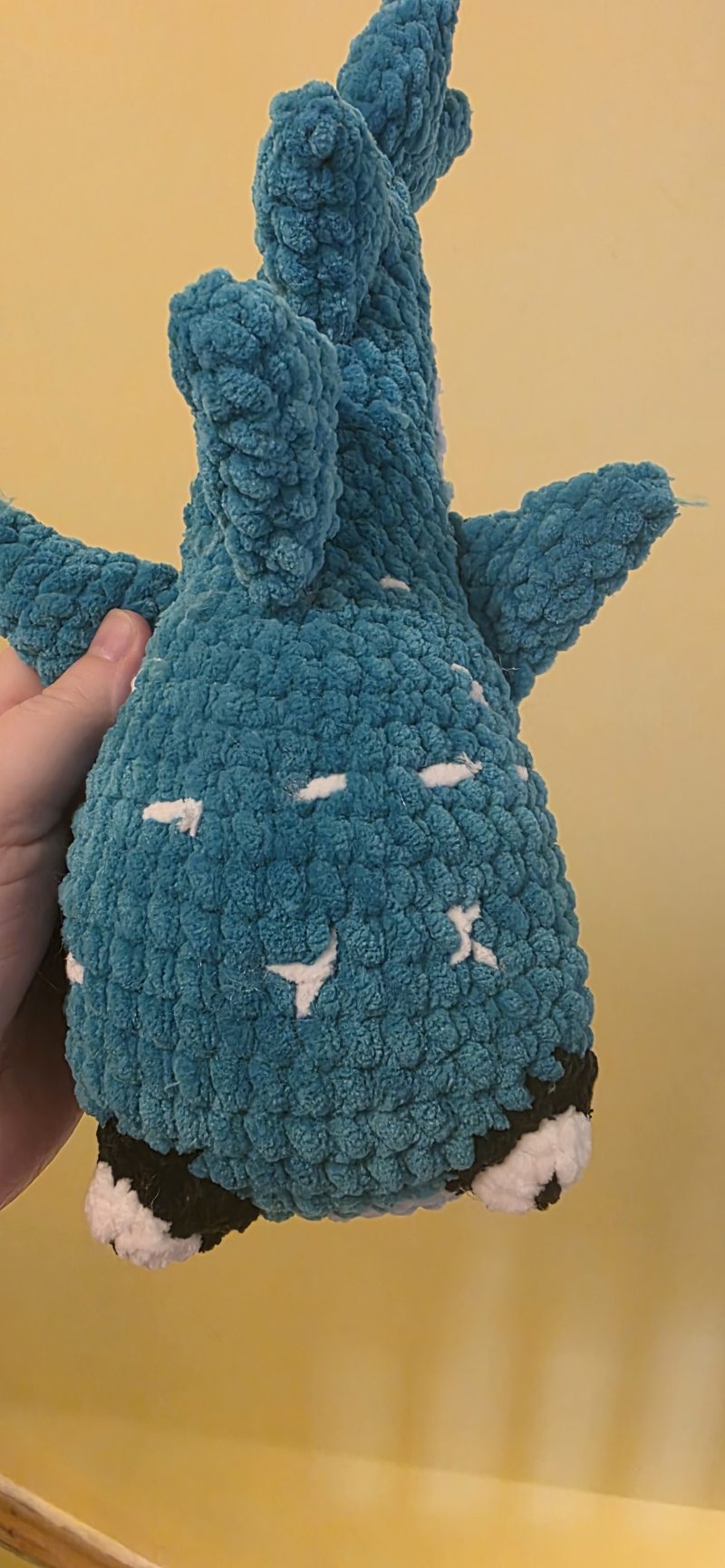 Handmade Crocheted Whale Shark Soft Toy, 18 Inches Long