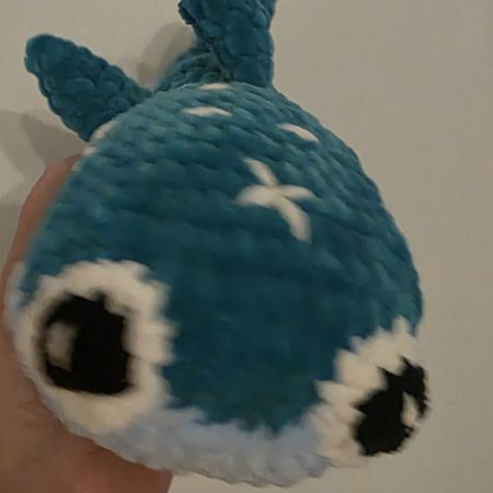 Handmade Crocheted Whale Shark Soft Toy, 18 Inches Long