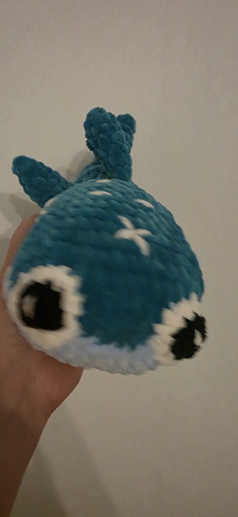 Handmade Crocheted Whale Shark Soft Toy, 18 Inches Long