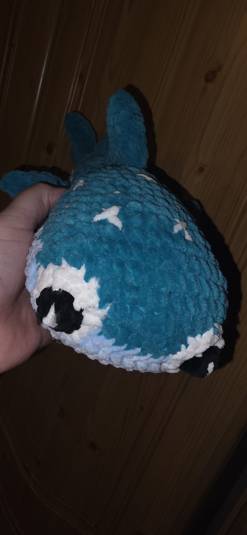 Handmade Crocheted Whale Shark Soft Toy, 18 Inches Long