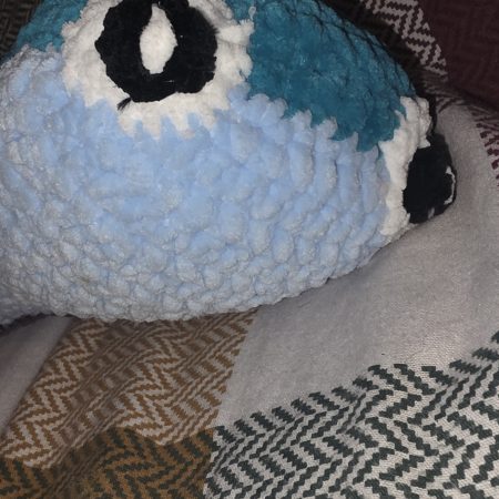 Handmade Crocheted Whale Shark Soft Toy, 18 Inches Long