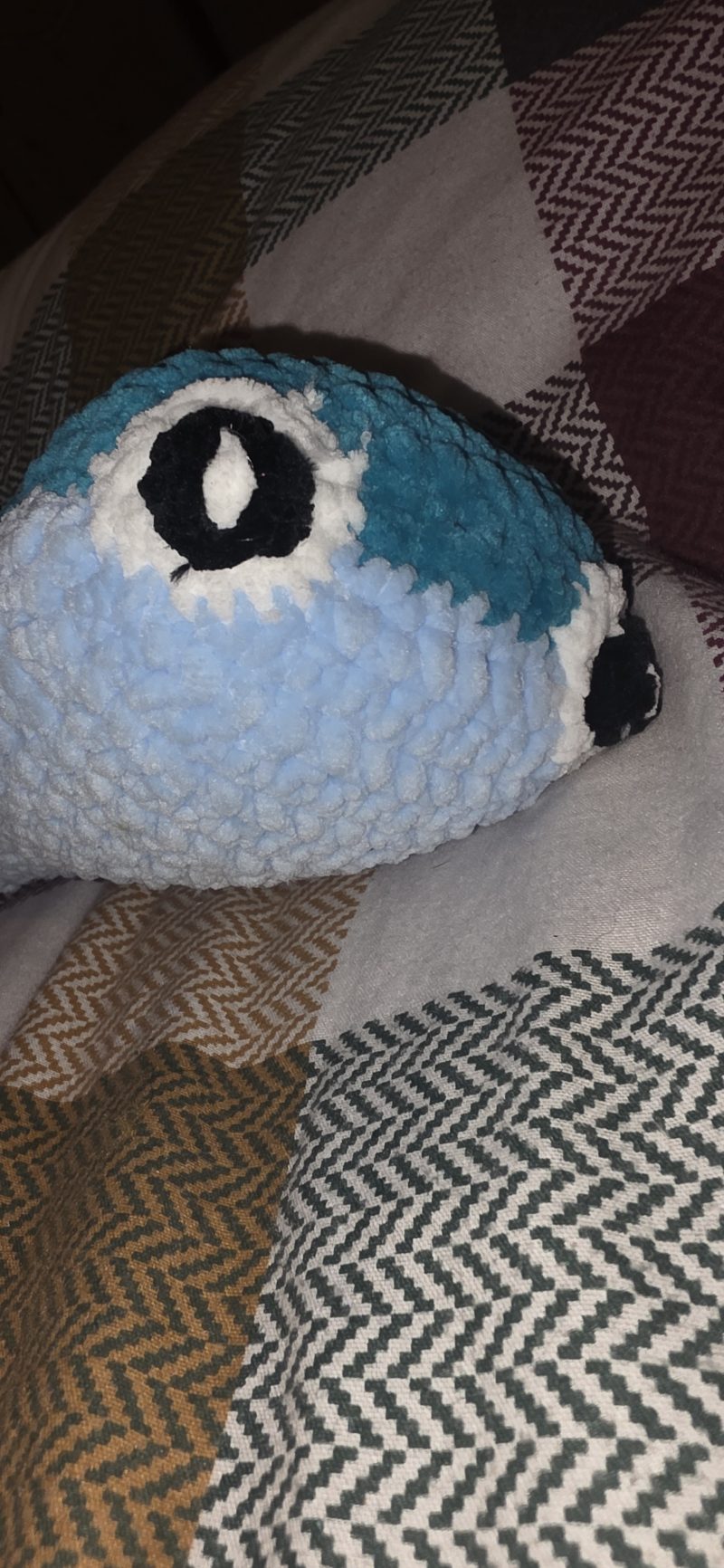Handmade Crocheted Whale Shark Soft Toy, 18 Inches Long