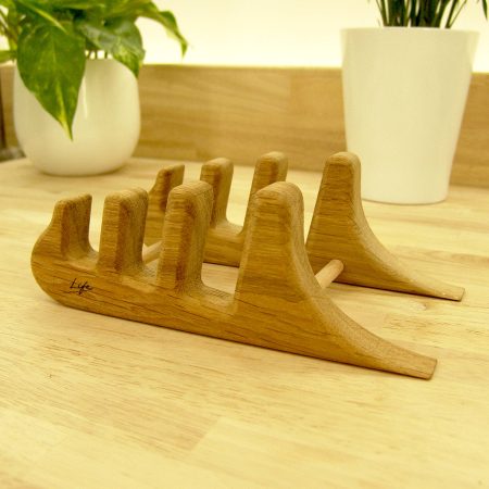 Set of 3 Solid Oak Chopping Boards – Large, Medium & Small