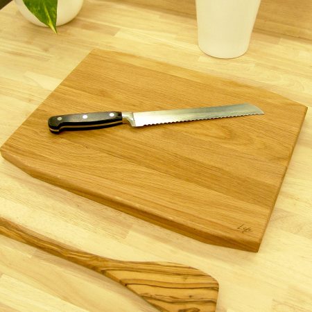 Set of 3 Solid Oak Chopping Boards – Large, Medium & Small