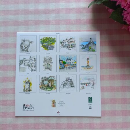 Calendar of North Wales illustrations
