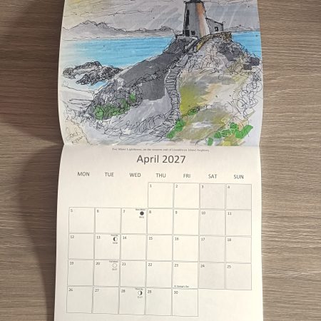 Calendar of North Wales illustrations