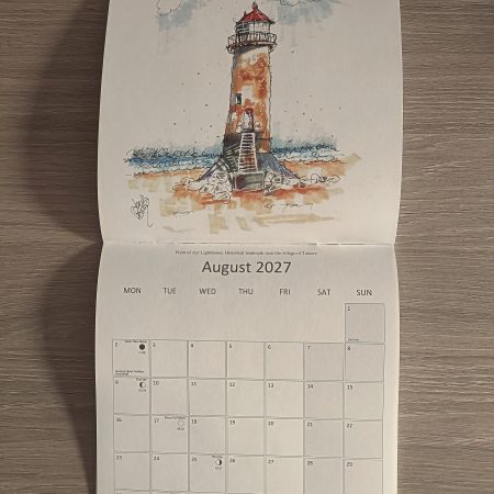 Calendar of North Wales illustrations