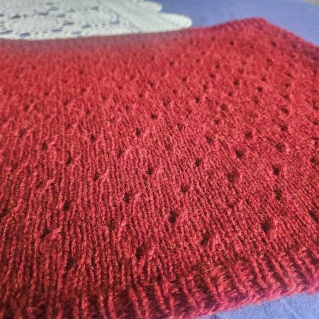 Handknitted 100%wool cowl/tubescarf.