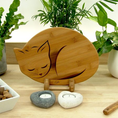 Cat Chopping Board – Cat Lover Gift, Hardwood Cutting Board