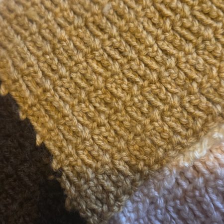 Hand Crocheted Scarf in Soft Wool and Acrylic Blend