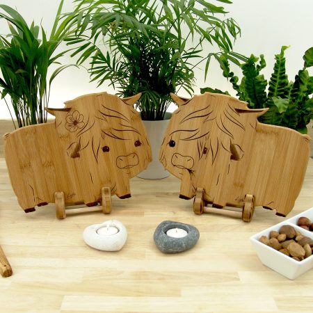 Highland Cow Chopping Board Set – Hagrid & Hetty