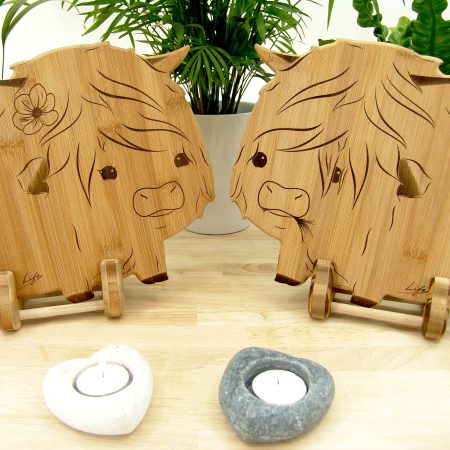 Highland Cow Chopping Board, Hagrid Handmade Cutting Board