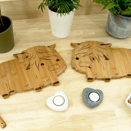Highland Cow Chopping Board Set – Hagrid & Hetty