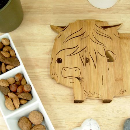 Highland Cow Chopping Board, Hagrid Handmade Cutting Board