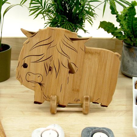 Highland Cow Chopping Board, Hagrid Handmade Cutting Board