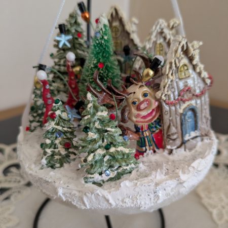 Hand made christmas hanging ornament