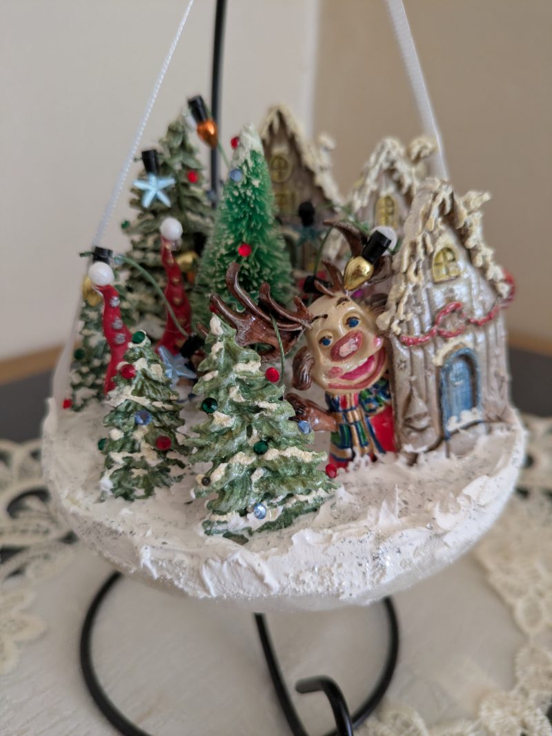 Hand made christmas hanging ornament