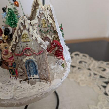 Hand made christmas hanging ornament