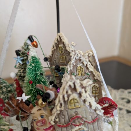 Hand made christmas hanging ornament