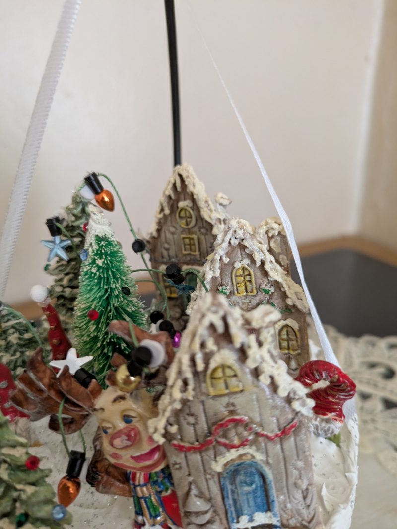 Hand made christmas hanging ornament