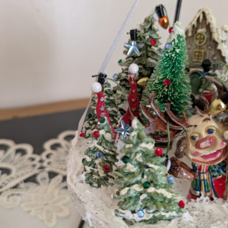 Hand made christmas hanging ornament