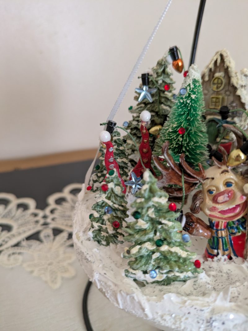 Hand made christmas hanging ornament