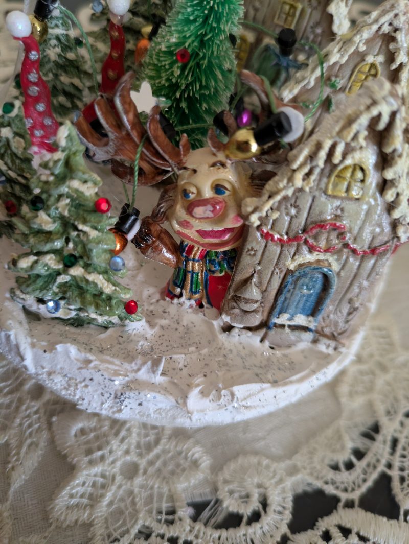 Hand made christmas hanging ornament