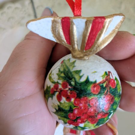 Set of 6 Christmas "candies" ornaments