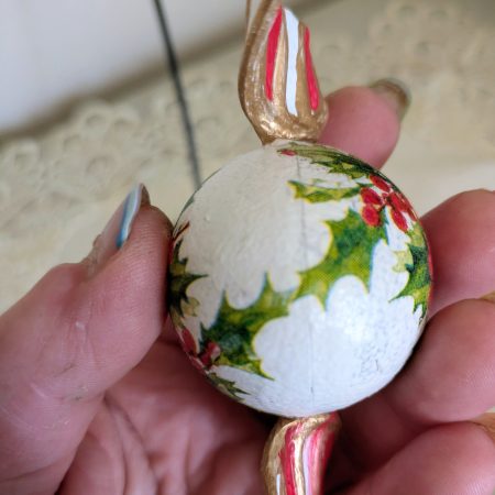 Set of 6 Christmas "candies" ornaments