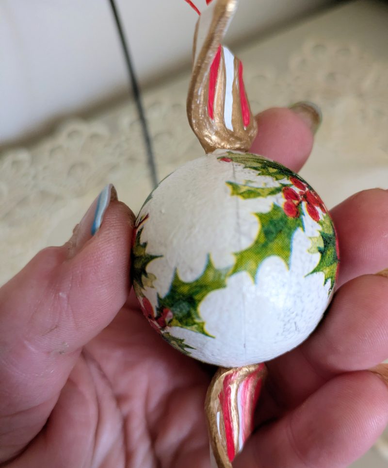 Set of 6 Christmas "candies" ornaments