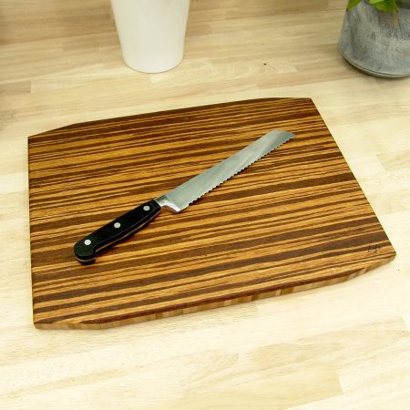 Set of 3 Tiger Bamboo Chopping Boards – Large, Medium & Small