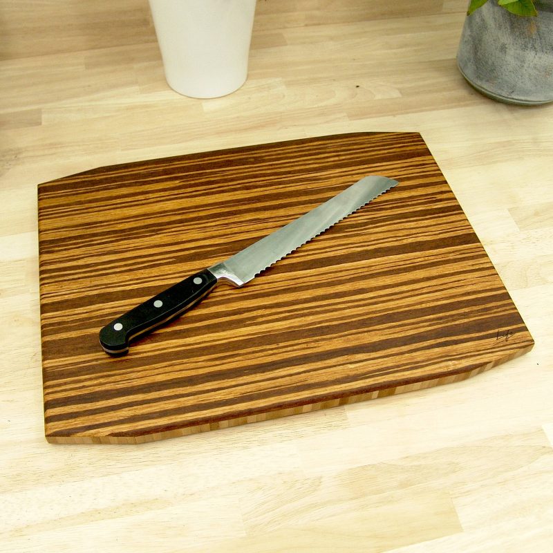 Set of 3 Tiger Bamboo Chopping Boards – Large, Medium & Small