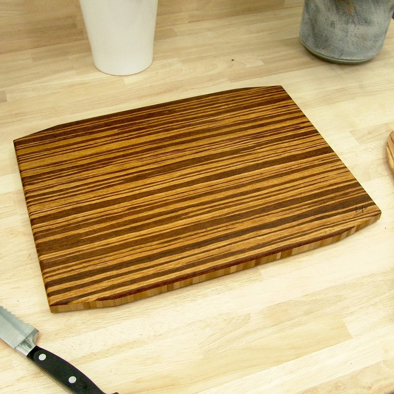 Set of 3 Tiger Bamboo Chopping Boards – Large, Medium & Small