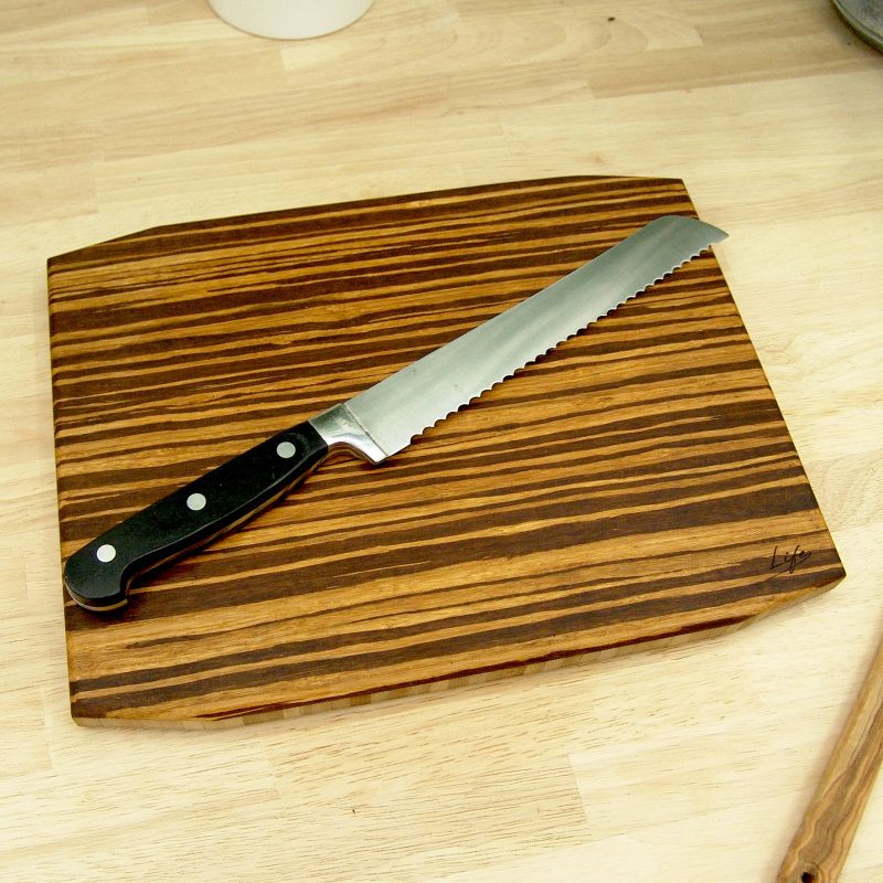 Set of 3 Tiger Bamboo Chopping Boards – Large, Medium & Small
