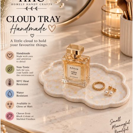Cloud Tray/ Dish - Jesmonite/ Eco Resin – Made to Order