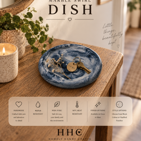 Handmade Dish - Jesmonite/ Eco Resin - Made to Order