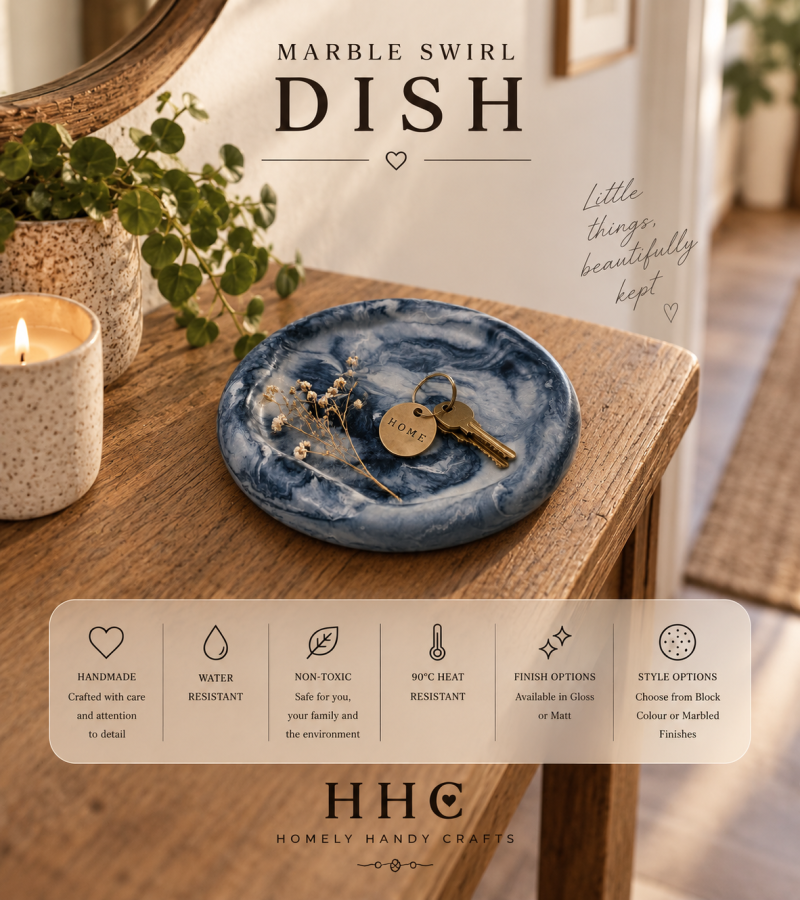 Handmade Dish - Jesmonite/ Eco Resin - Made to Order