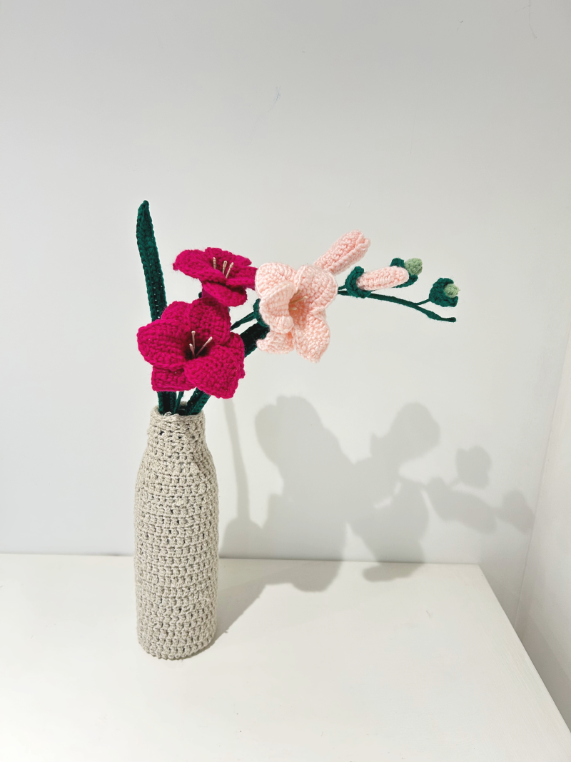 Handmade Crochet Freesia Flower | Lasting Flower Gift