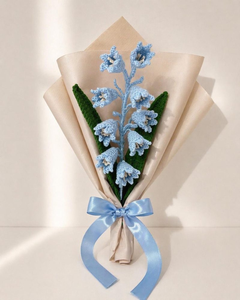 Handmade Crochet Bluebells | Floral Decor & Gift