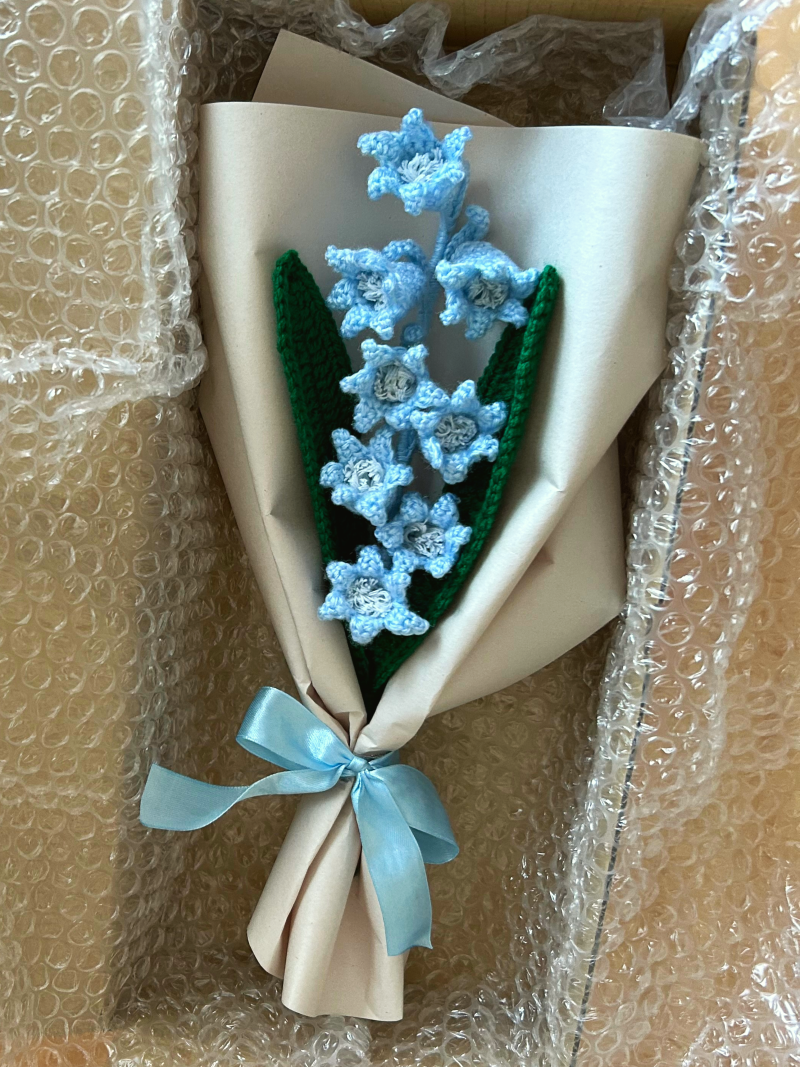Handmade Crochet Bluebells | Floral Decor & Gift