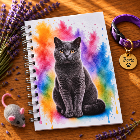 The Curious Cats Collection – Coat & Colour Handmade Cat Notebooks
