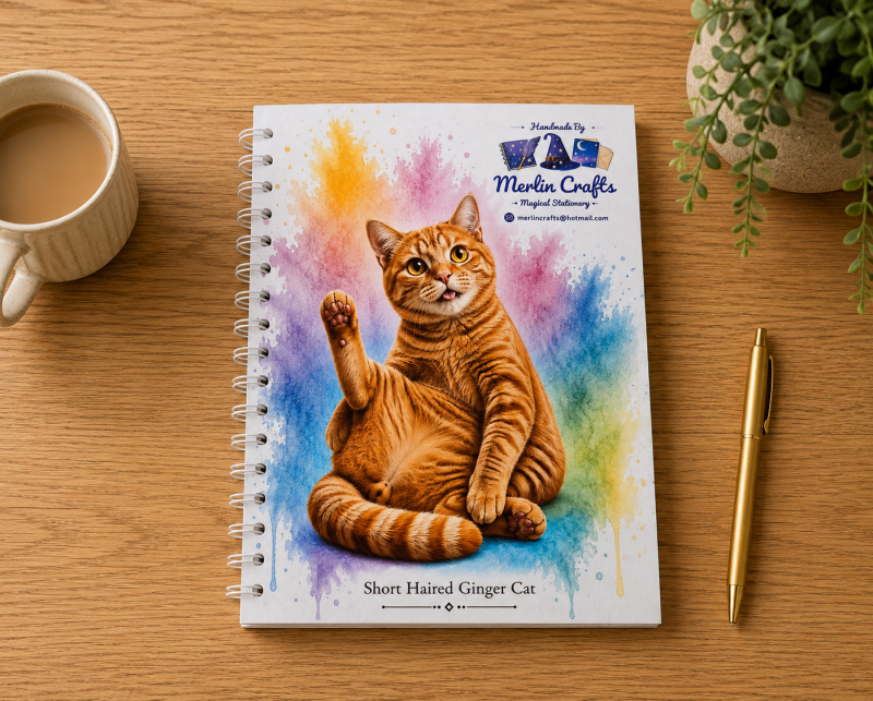 The Curious Cats Collection – Coat & Colour Handmade Cat Notebooks
