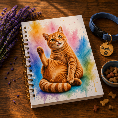 The Curious Cats Collection – Coat & Colour Handmade Cat Notebooks