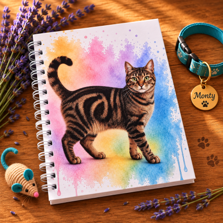 The Curious Cats Collection – Coat & Colour Handmade Cat Notebooks