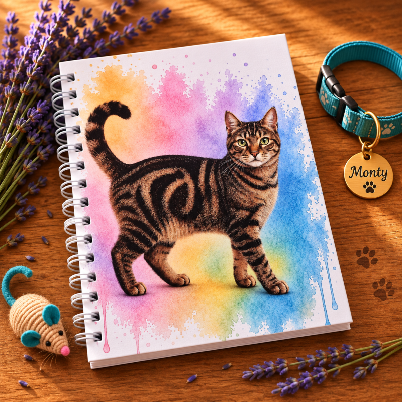 The Curious Cats Collection – Coat & Colour Handmade Cat Notebooks
